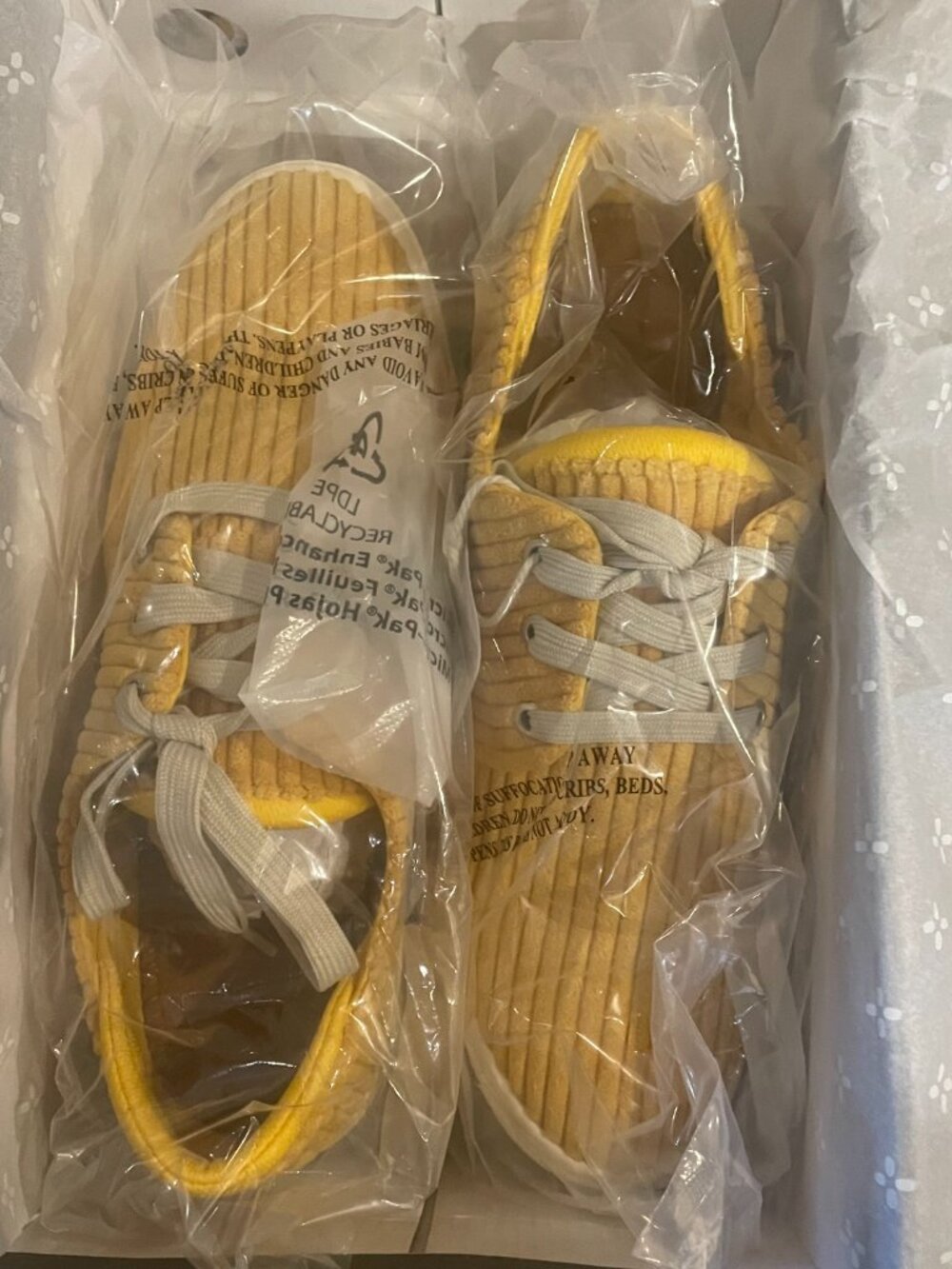 Sun + Stone men’s Kiva Yellow Lace Up Corduroy Shoes Round Toe Size 8 & 10.5 NWT - Picture 6 of 6